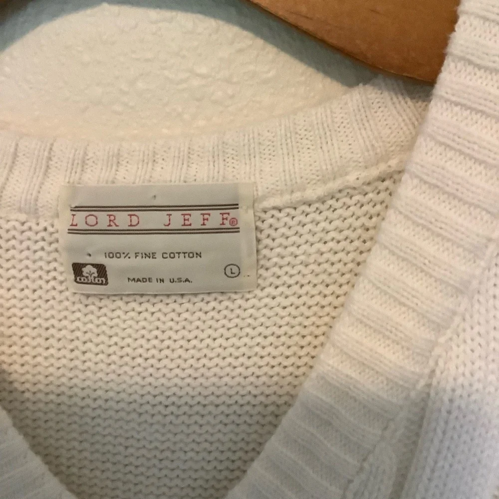 Cotton sweater vest - Picture 2 of 3